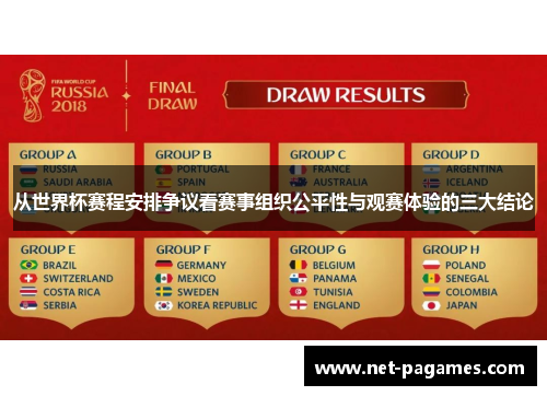 从世界杯赛程安排争议看赛事组织公平性与观赛体验的三大结论