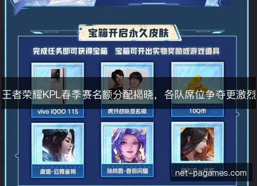 王者荣耀KPL春季赛名额分配揭晓，各队席位争夺更激烈